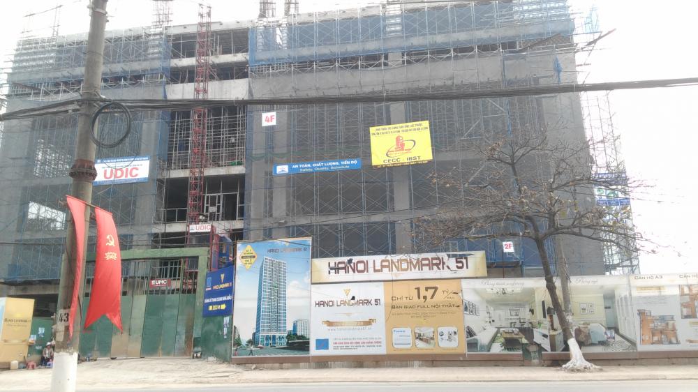 Dự án đang thi công tầng 7