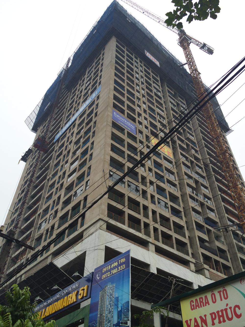 Dự án đang thi công tới mặt sàn tầng 34