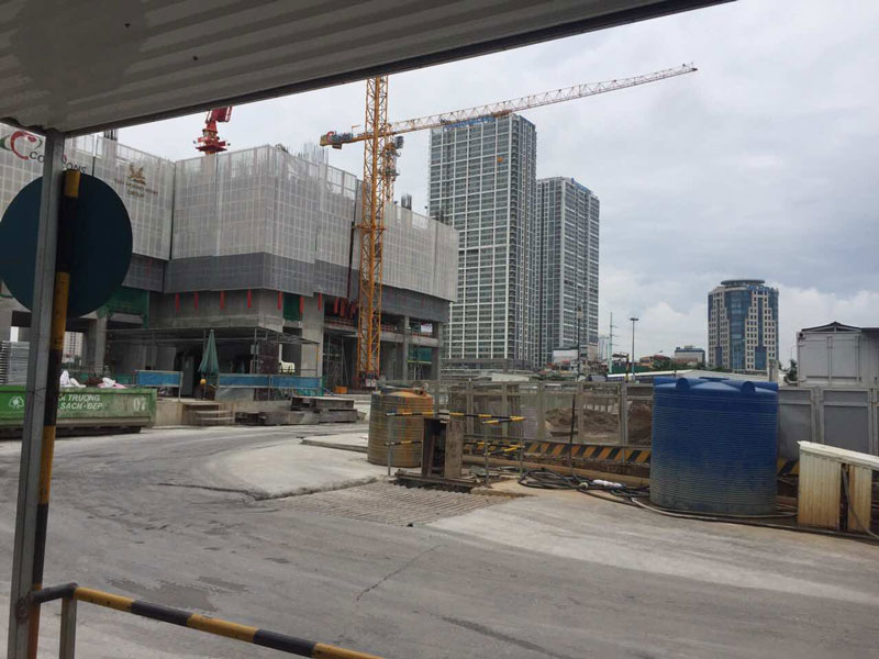 Dự án đang thi công phần thô