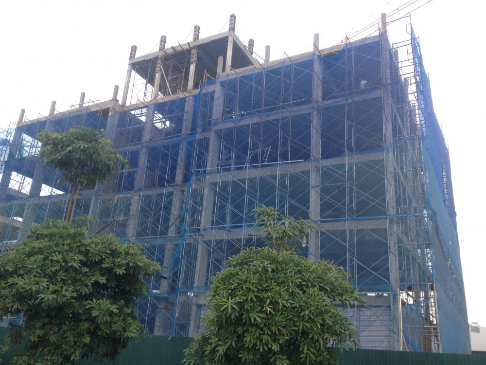 Dự án đã hoàn thiện xong phần thô 3 block 5 tầng