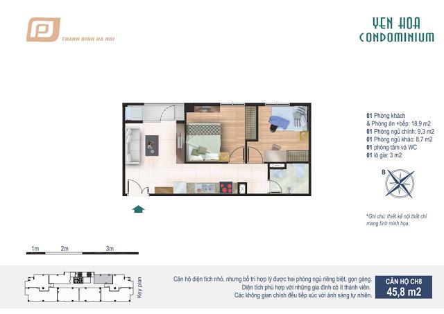 Thiết kế căn hộ CH8