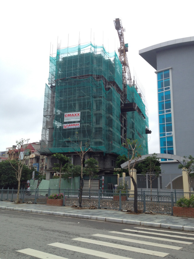 Dự án đã xây dựng đến 10/12 tầng