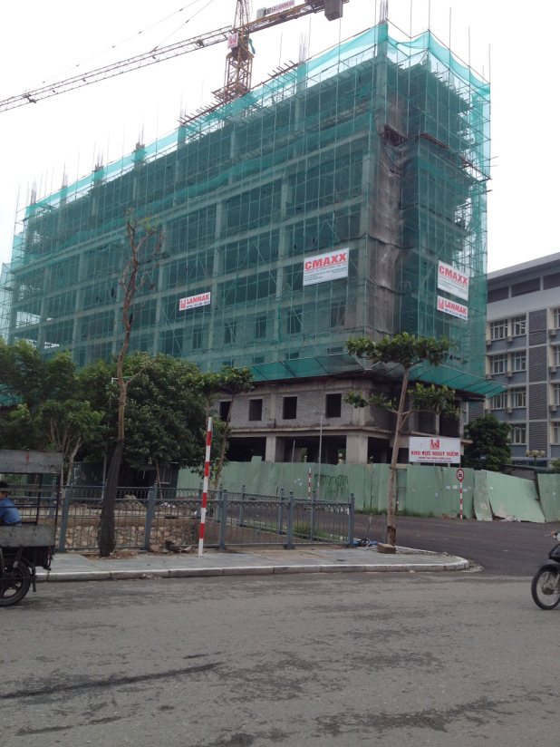Dự án đã xây dựng đến 10/12 tầng