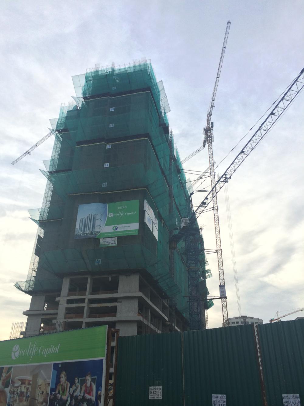 Dự án đang thi công đến tầng 24