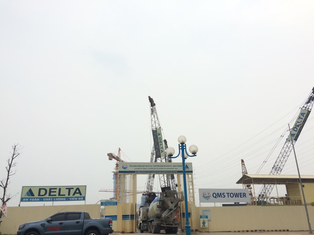 Dự án đang tiếp tục thi công móng hầm