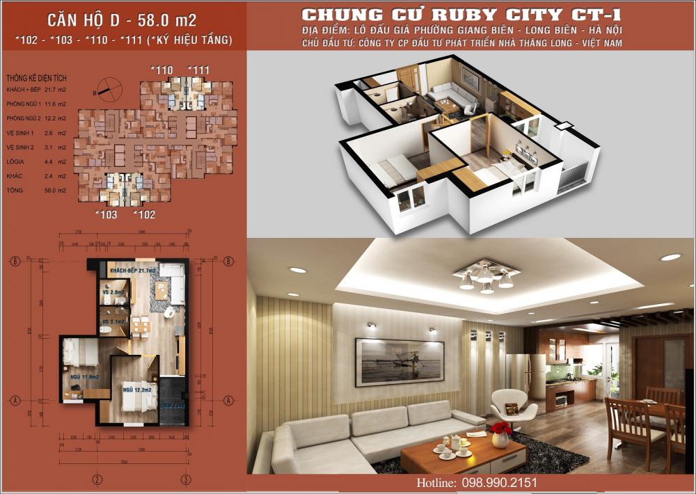 Thiết kế căn hộ D