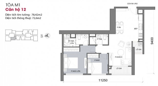 Thiết kế căn hộ 12