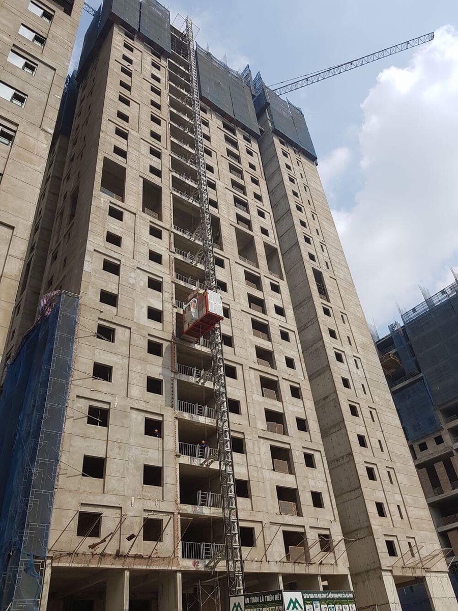 Dự án đang thi công phần thô