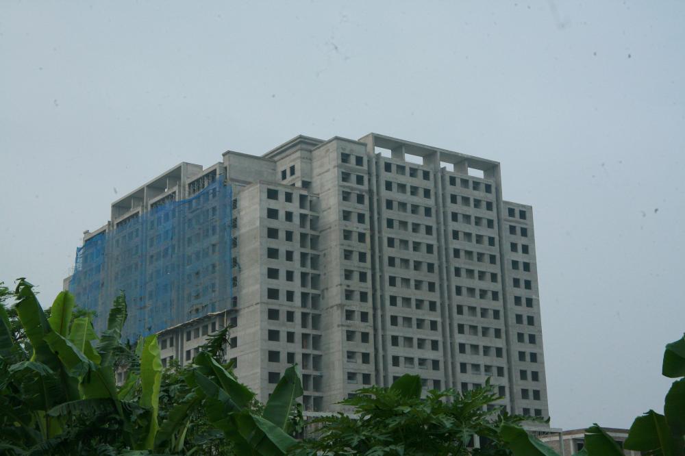 Dự án đã xong thô và đang hoàn thiện nốt khu liền kề