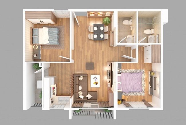 Thiết kế căn hộ 3