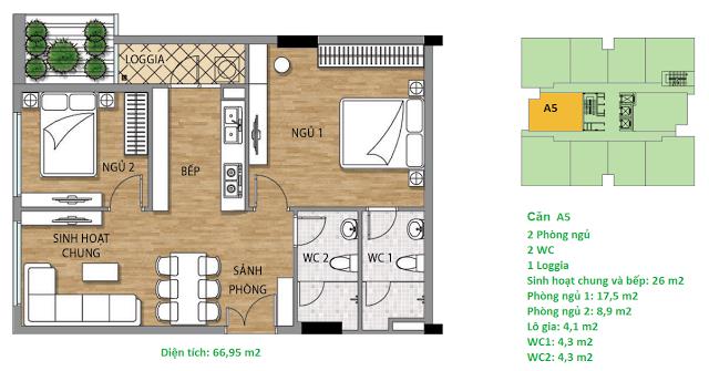 Thiết kế căn hộ A5