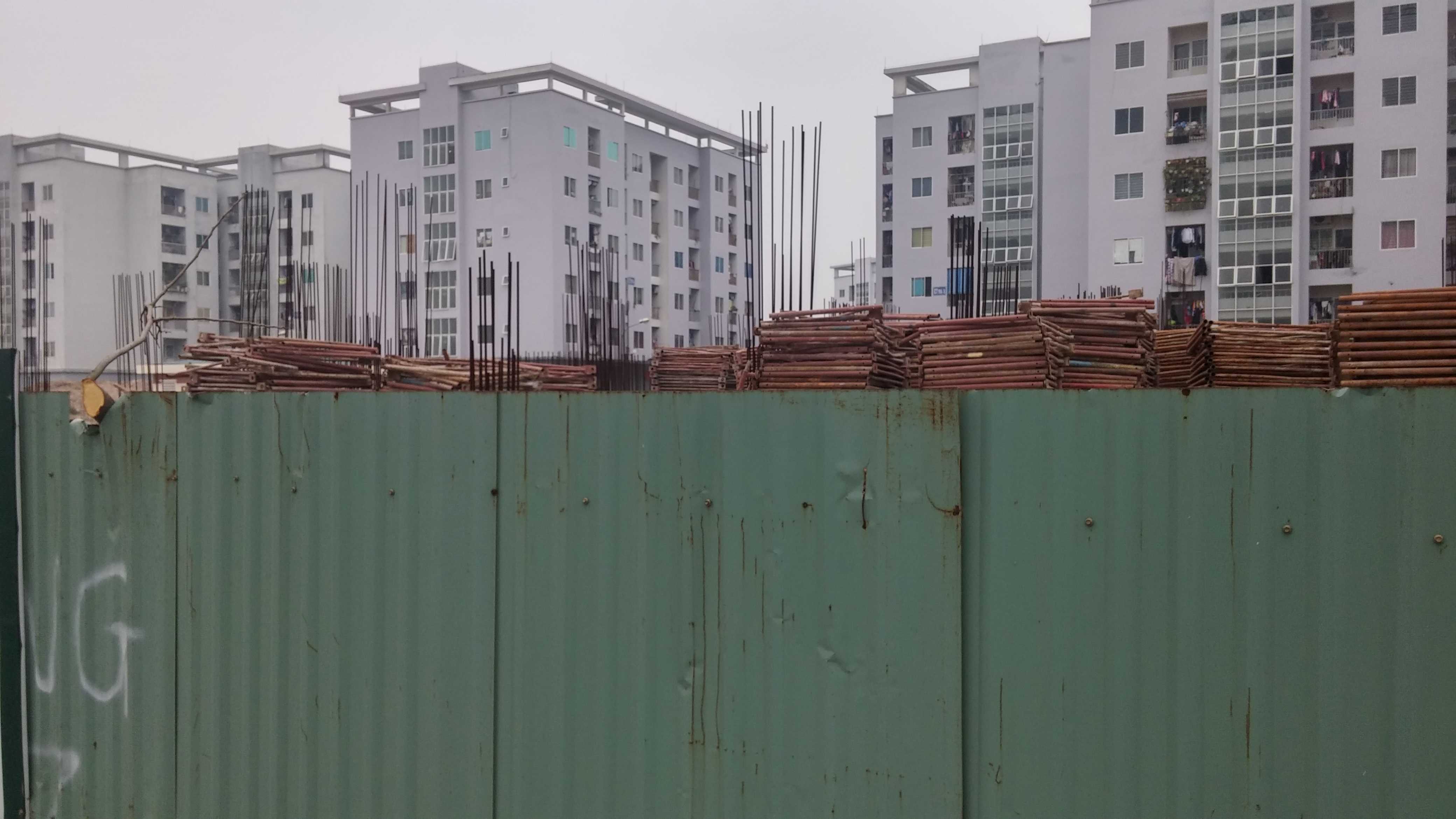 Dự án đang mở bán và có dấu hiệu thi công trở lại