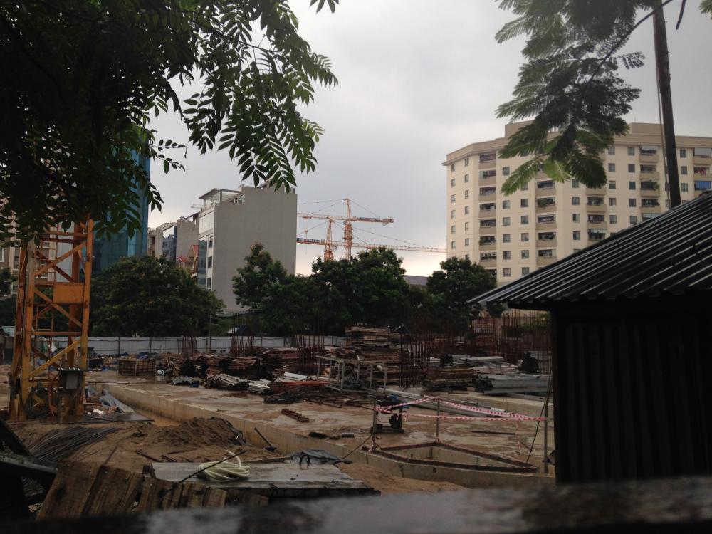 Dự án đang tiếp tục hoàn thiện phần móng