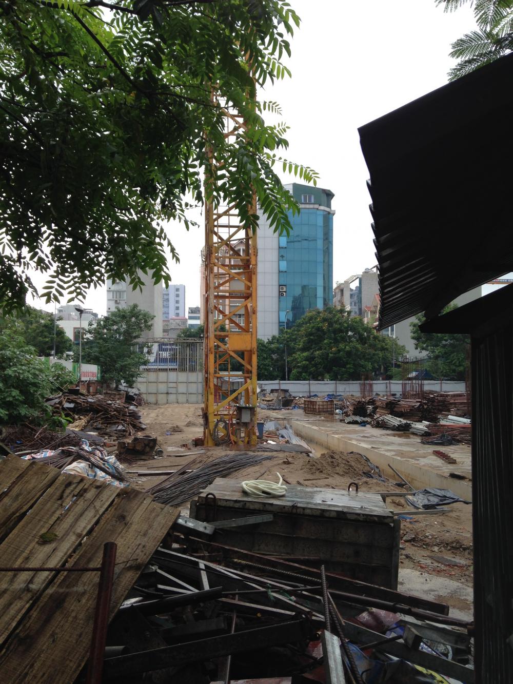 Dự án đang tiếp tục hoàn thiện phần móng