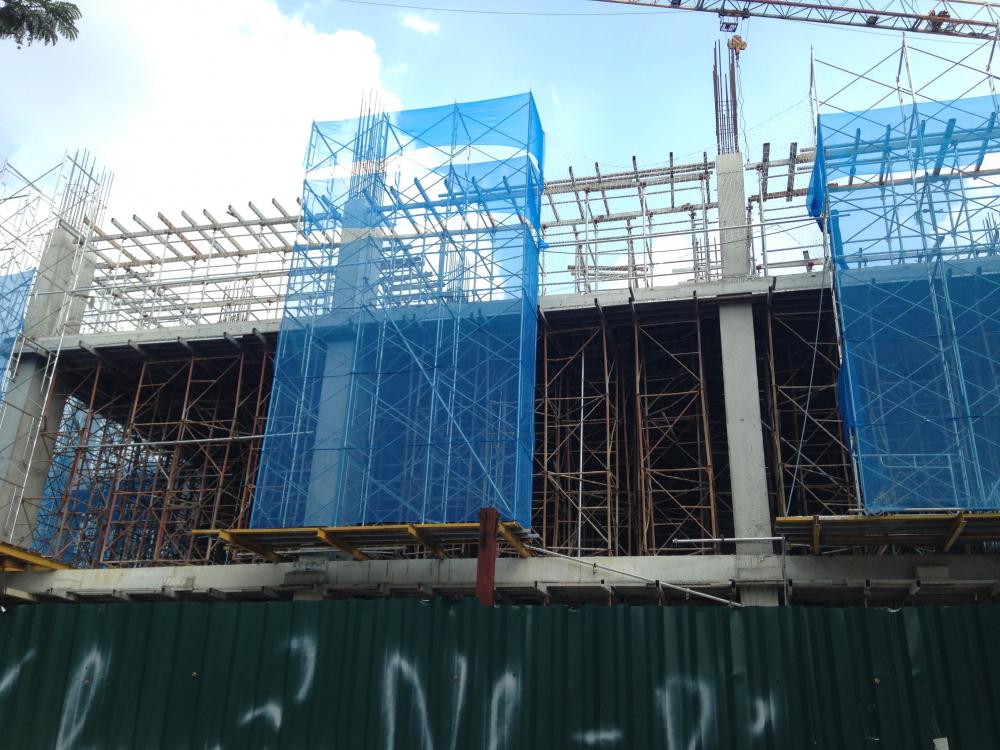 Dự án đang thi công mặt sàn tầng 3