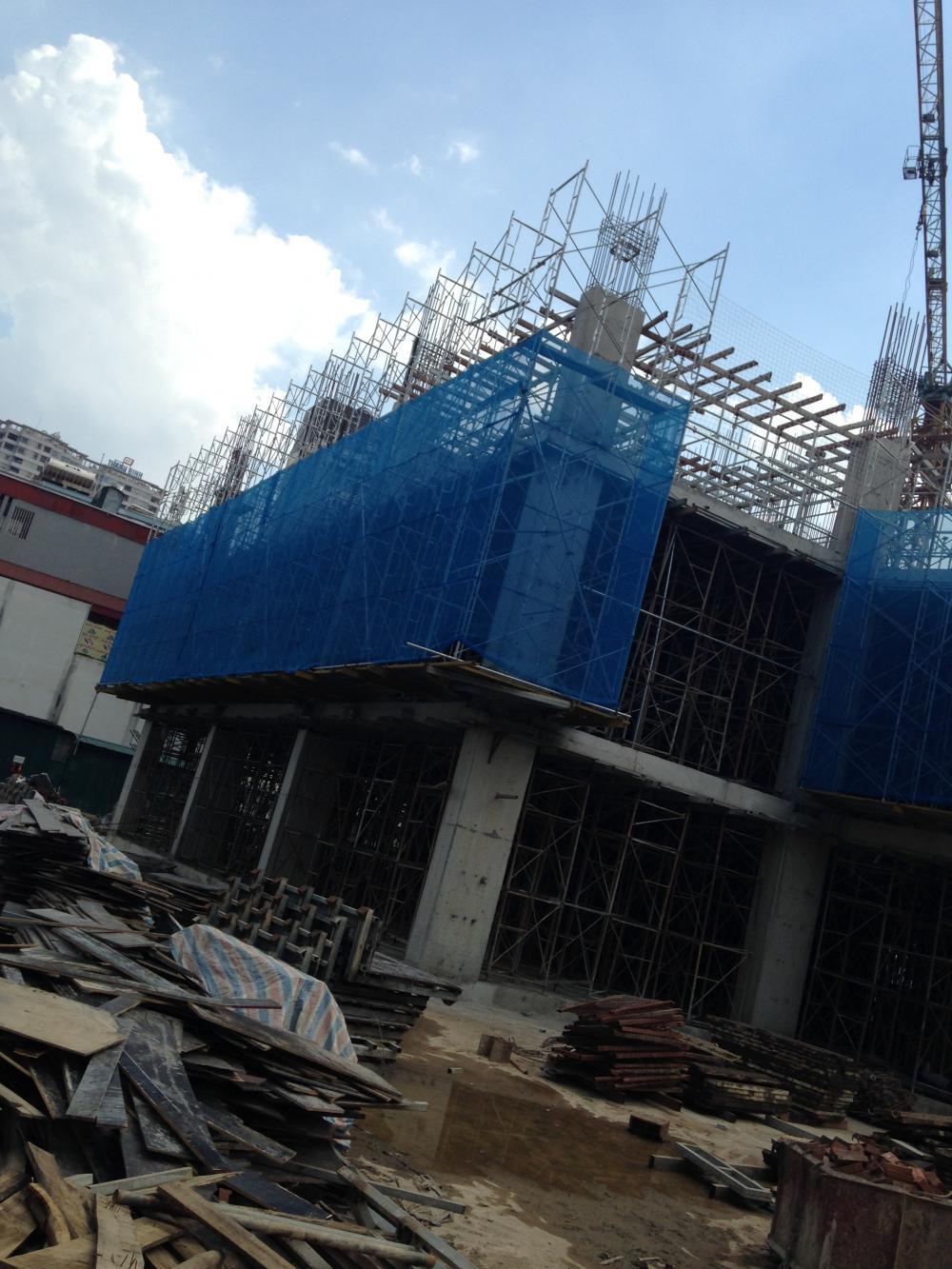 Dự án đang thi công mặt sàn tầng 3