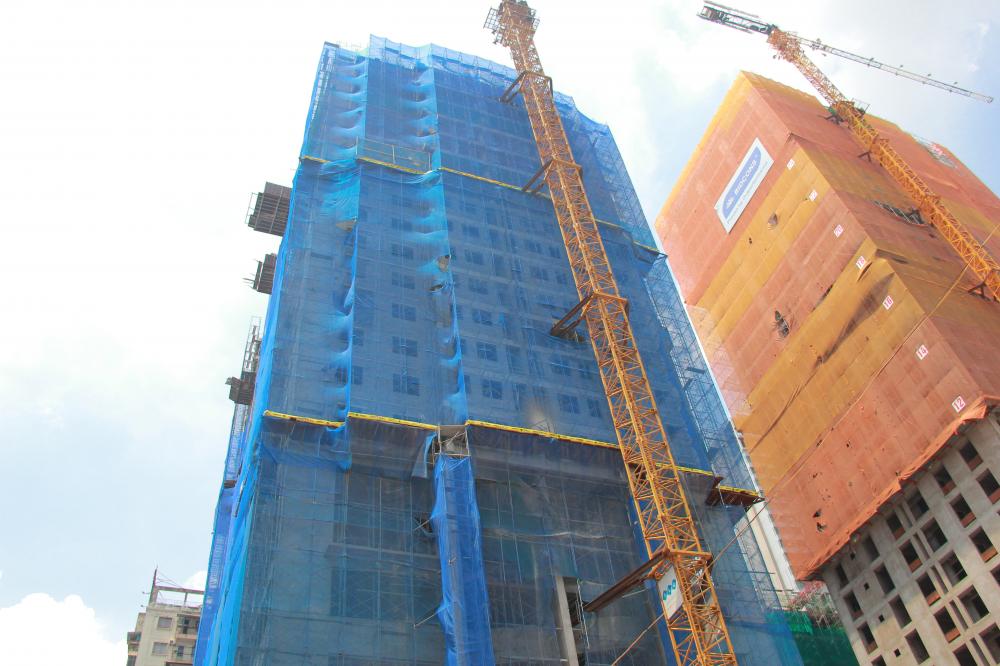 Dự án đang thi công tới tầng 22