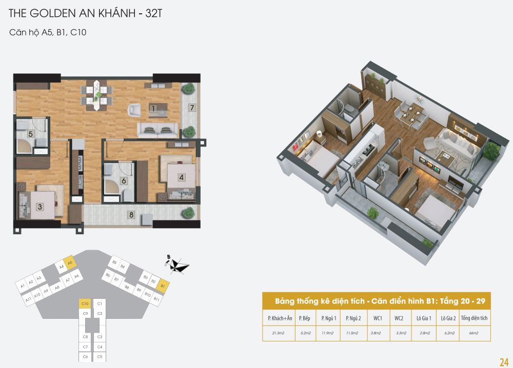 Thiết kế căn hộ A5