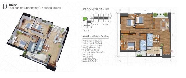 Thiết kế căn hộ D