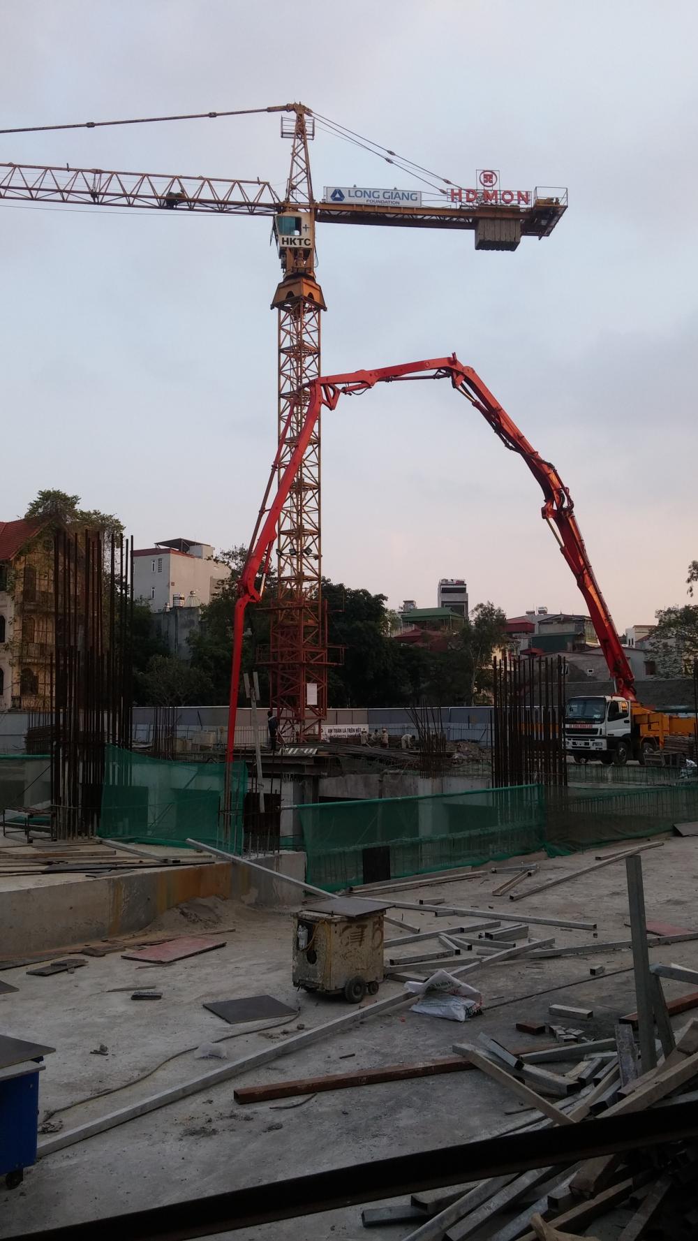 Dự án đang tiếp tục thi công những hạng mục đầu tiên