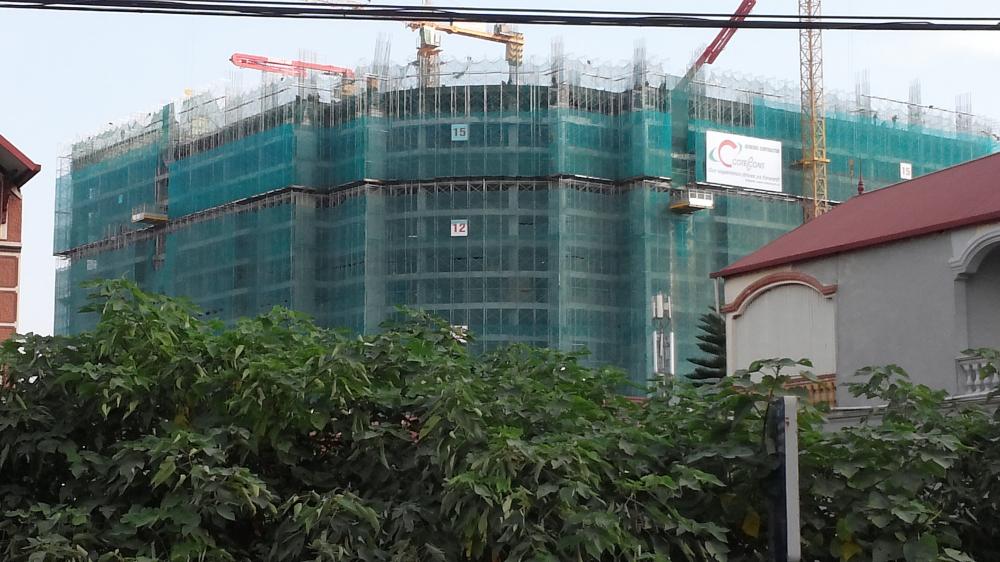 Dự án đang thi công tới sàn tầng 17