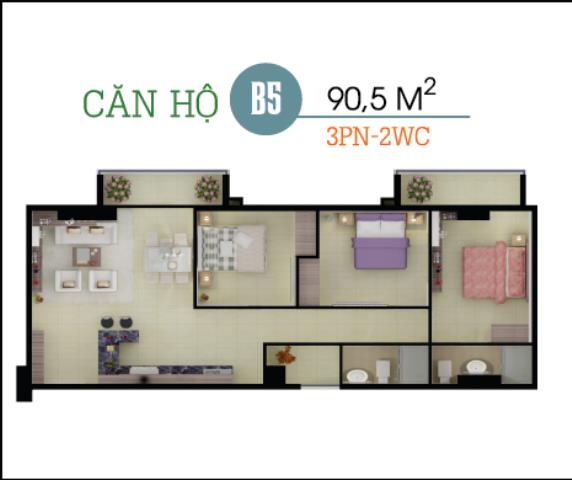 Thiết kế căn hộ B5