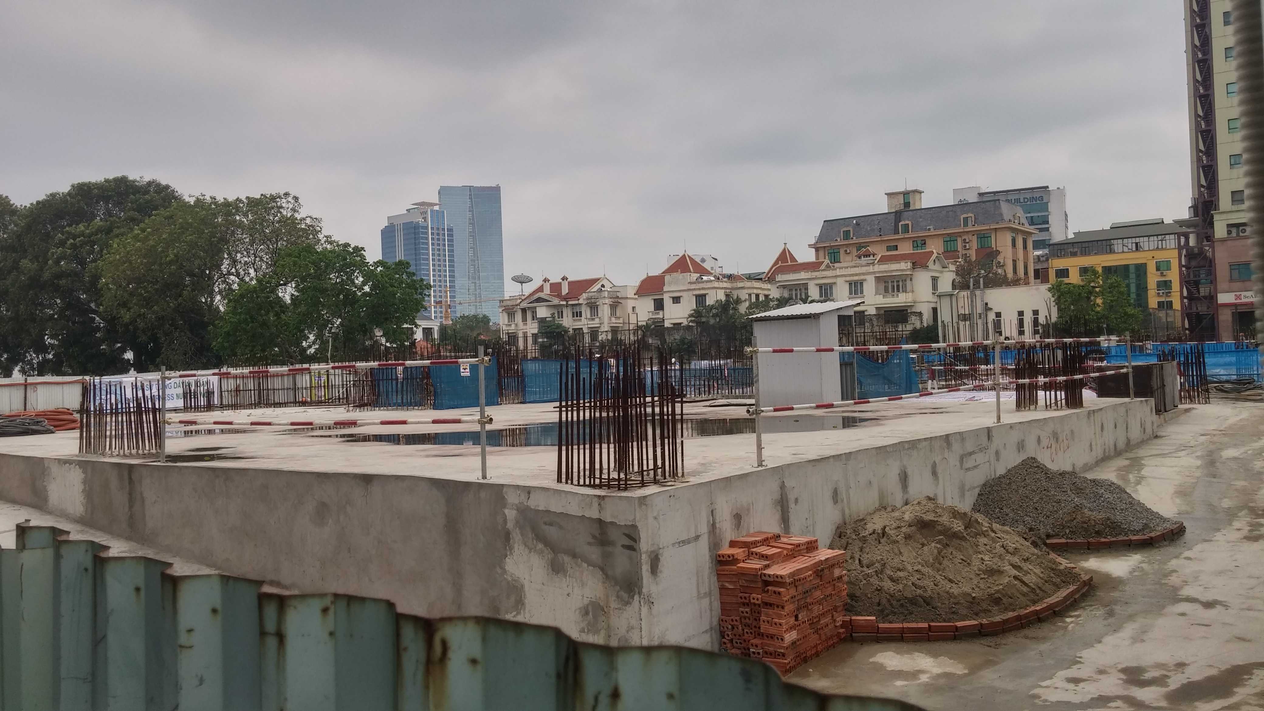 Dự án đang có dấu hiệu thi công trở lại