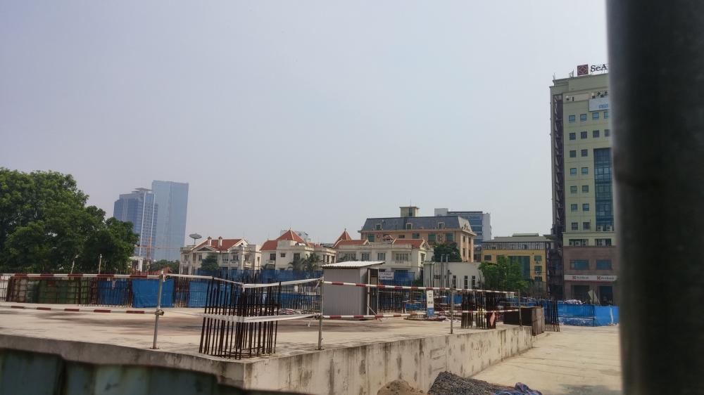 Dự án đang tiếp tục thi công tầng 1