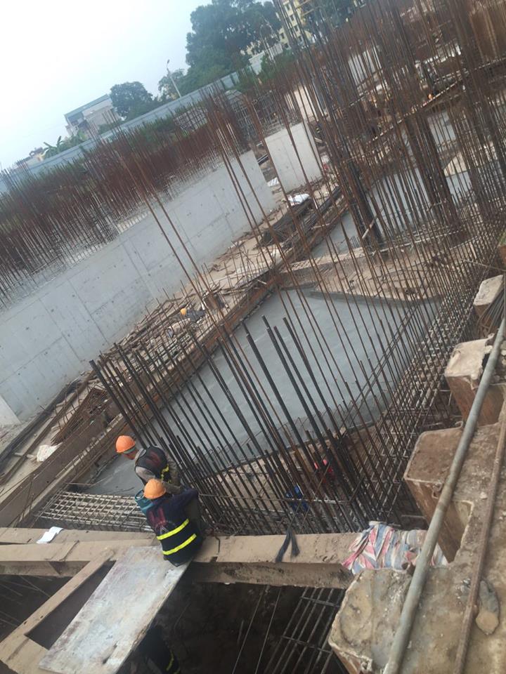 Dự án đang trong quá trình xây lên tầng