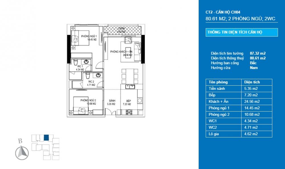 Thiết kế căn hộ CH04