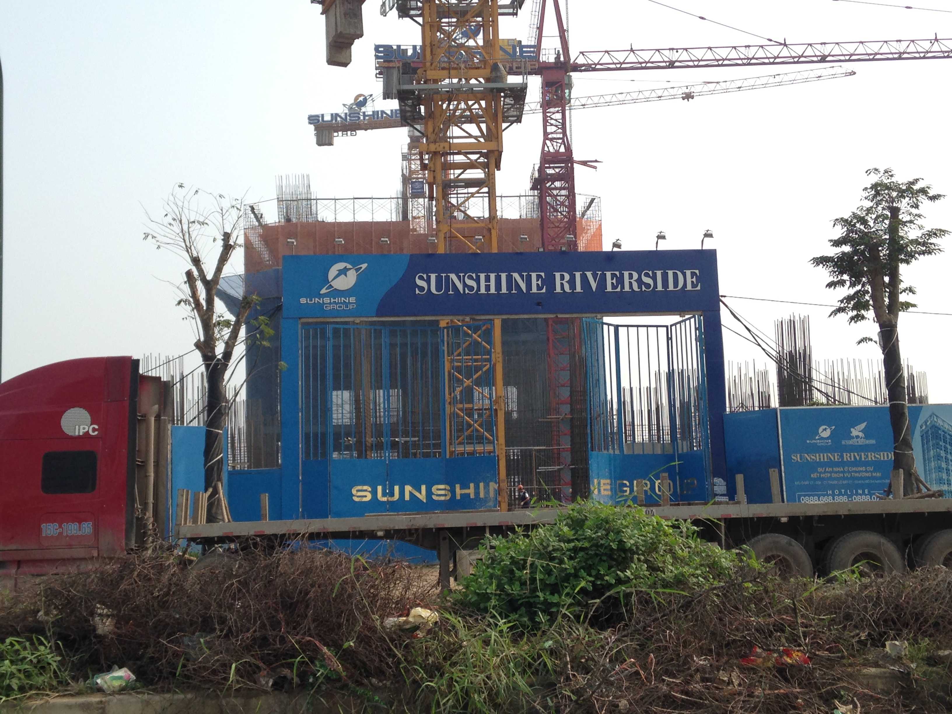 Hai tòa thi công tới tầng 6, còn lại đang thi công hầm