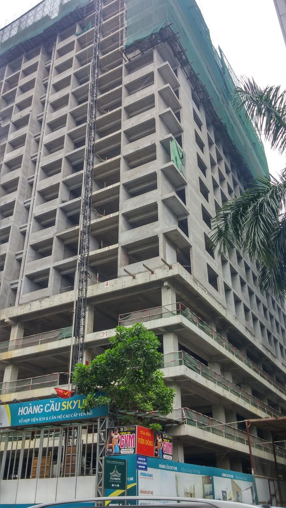 Dự án vẫn đang thi công tầng 19