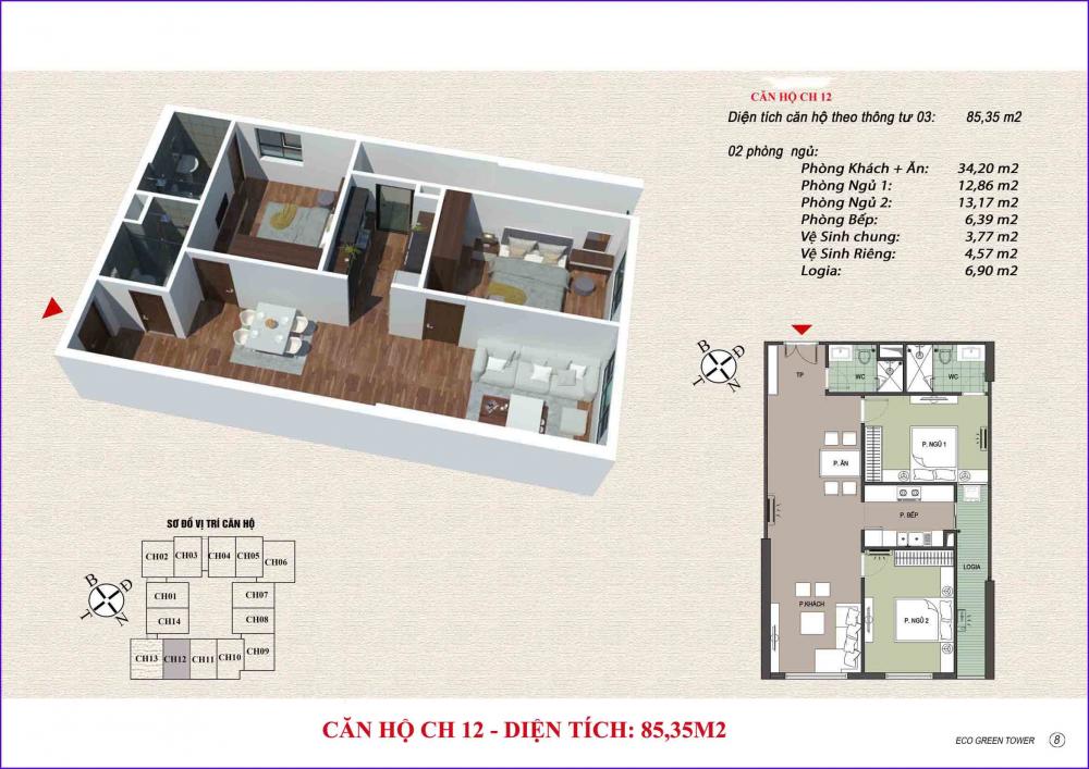 Thiết kế căn hộ 12