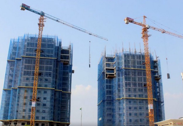 Dự án đang thi công phần thô