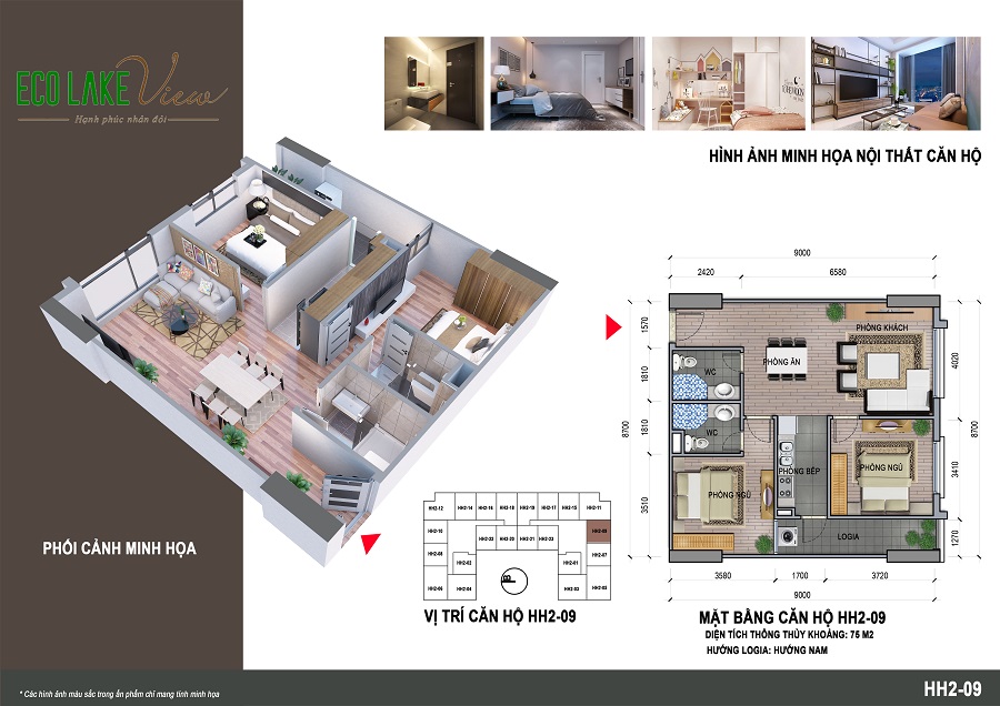 Thiết kế căn hộ HH2-09