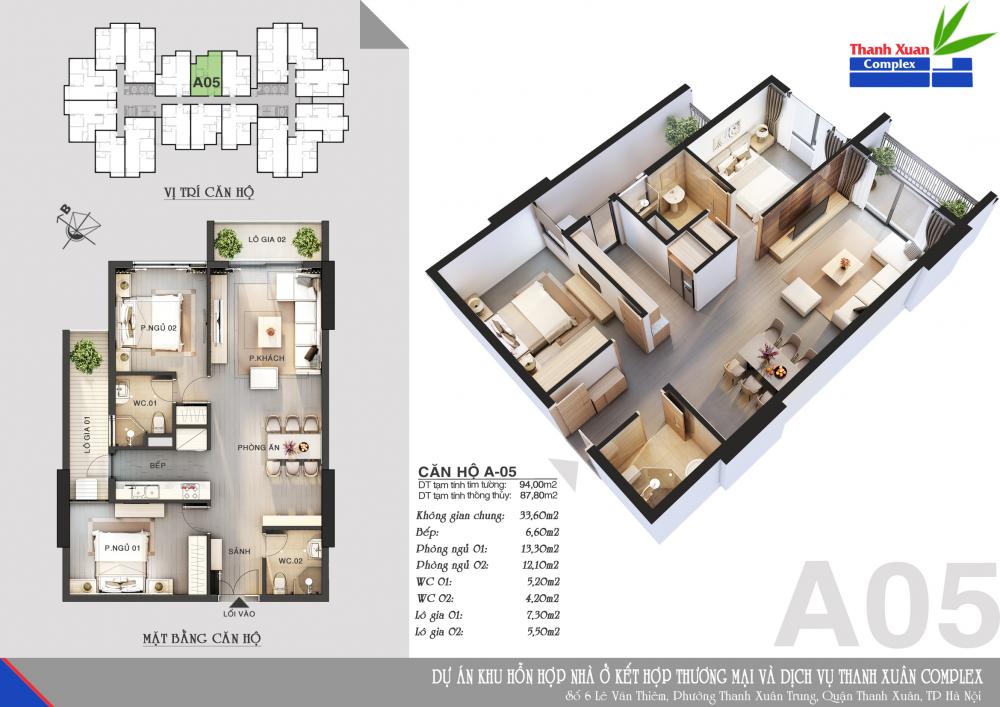 Thiết kế căn hộ A-05