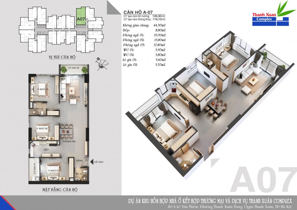Thiết kế căn hộ A-07