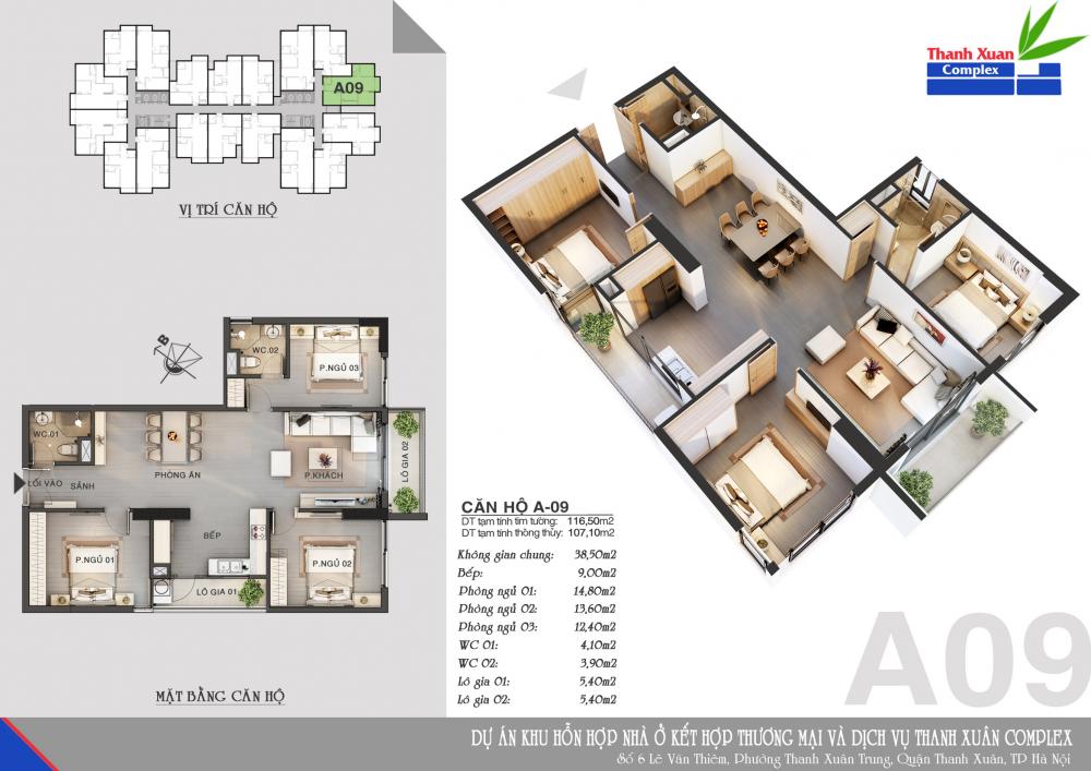 Thiết kế căn hộ A-09