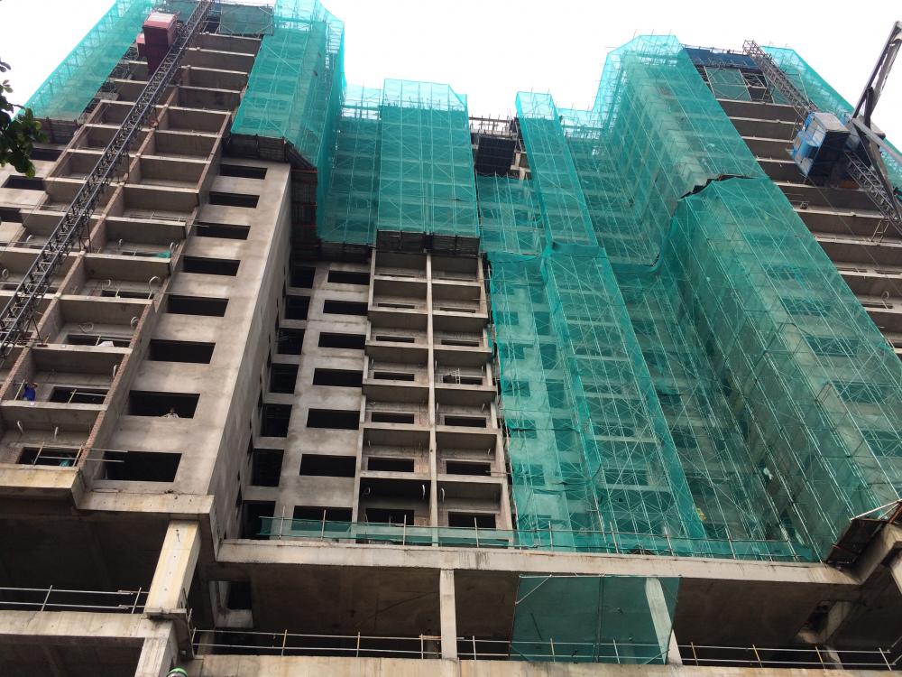 Dự án đang thi công tới mặt sàn tầng 19