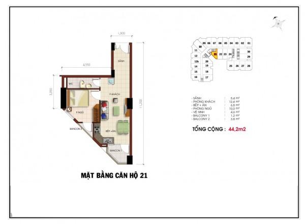 Thiết kế căn hộ 21
