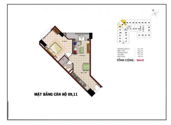Thiết kế căn hộ 09, 11