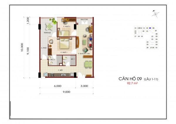 Thiết kế căn hộ 09