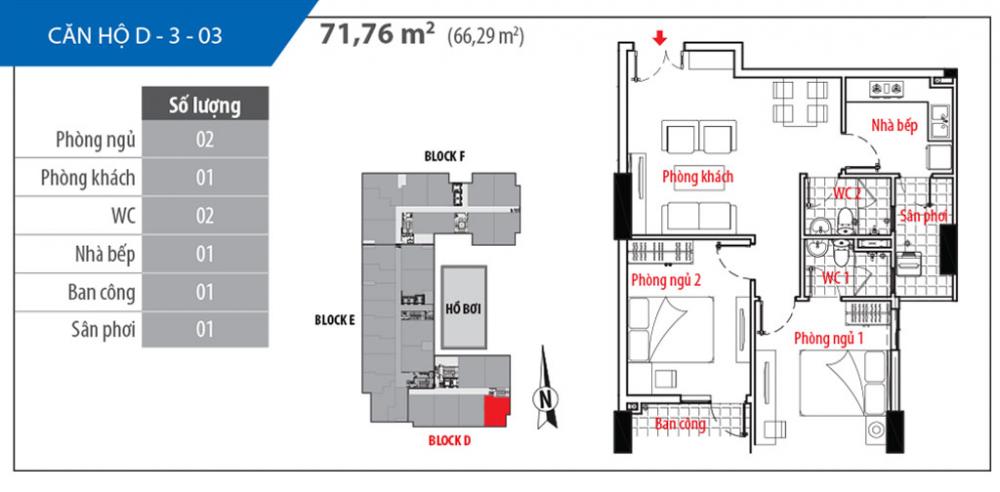 Thiết kế căn hộ D-3-03