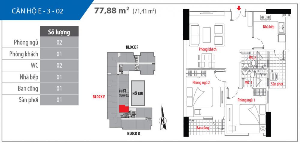 Thiết kế căn hộ E-3-02