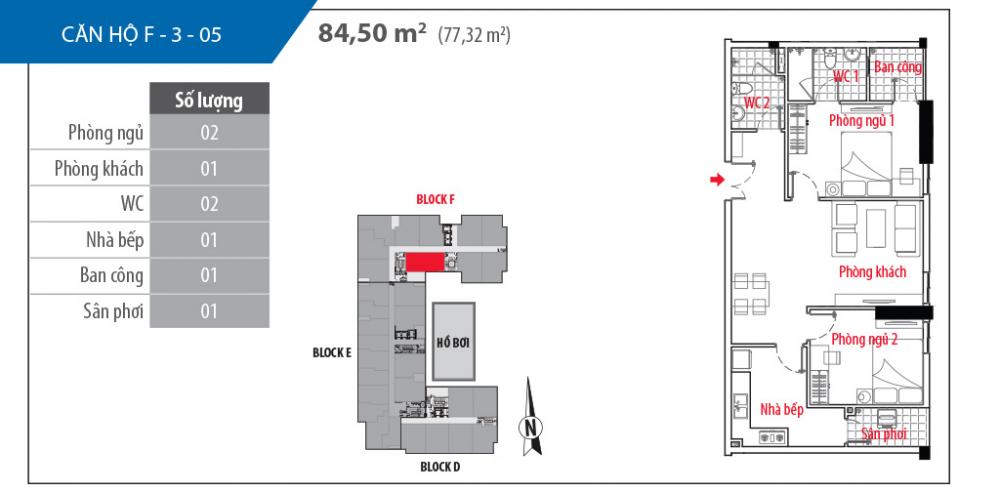 Thiết kế căn hộ F-3-05