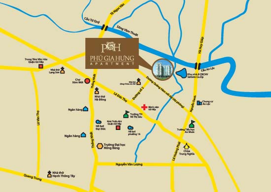 Phú Gia Hưng Apartment Vị trí của Phú Gia Hưng Apartment | ảnh 1