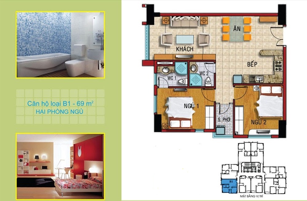 Thiết kế căn hộ B1