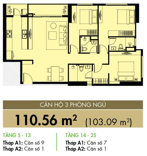 Thiết kế căn hộ 7-1