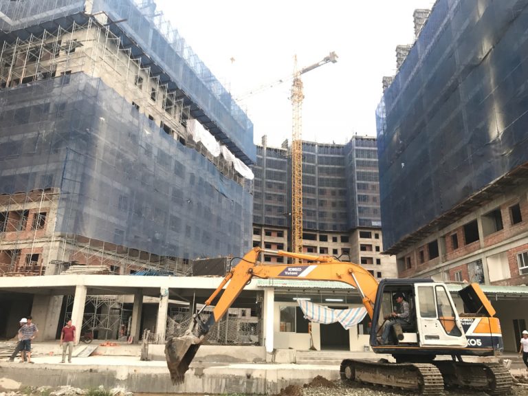 Tiến độ thi công Block D-E-F-G-H-I