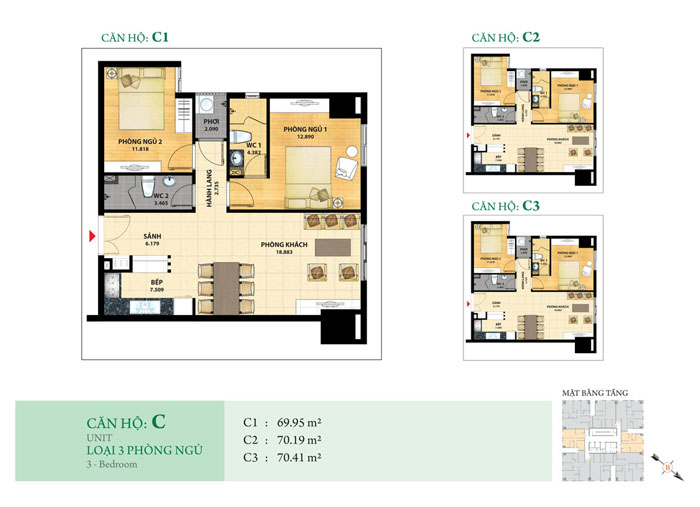 Thiết kế căn hộ C2